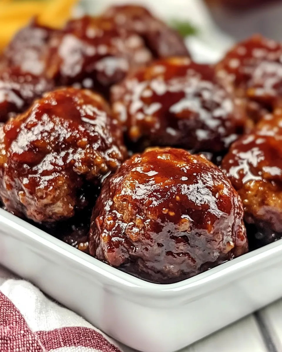 Classic Sweet and Spicy Meatballs dish photo
