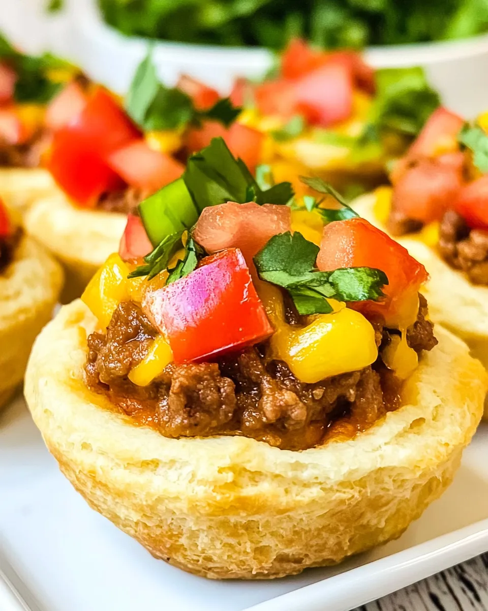 Classic Taco Biscuit Cups dish photo