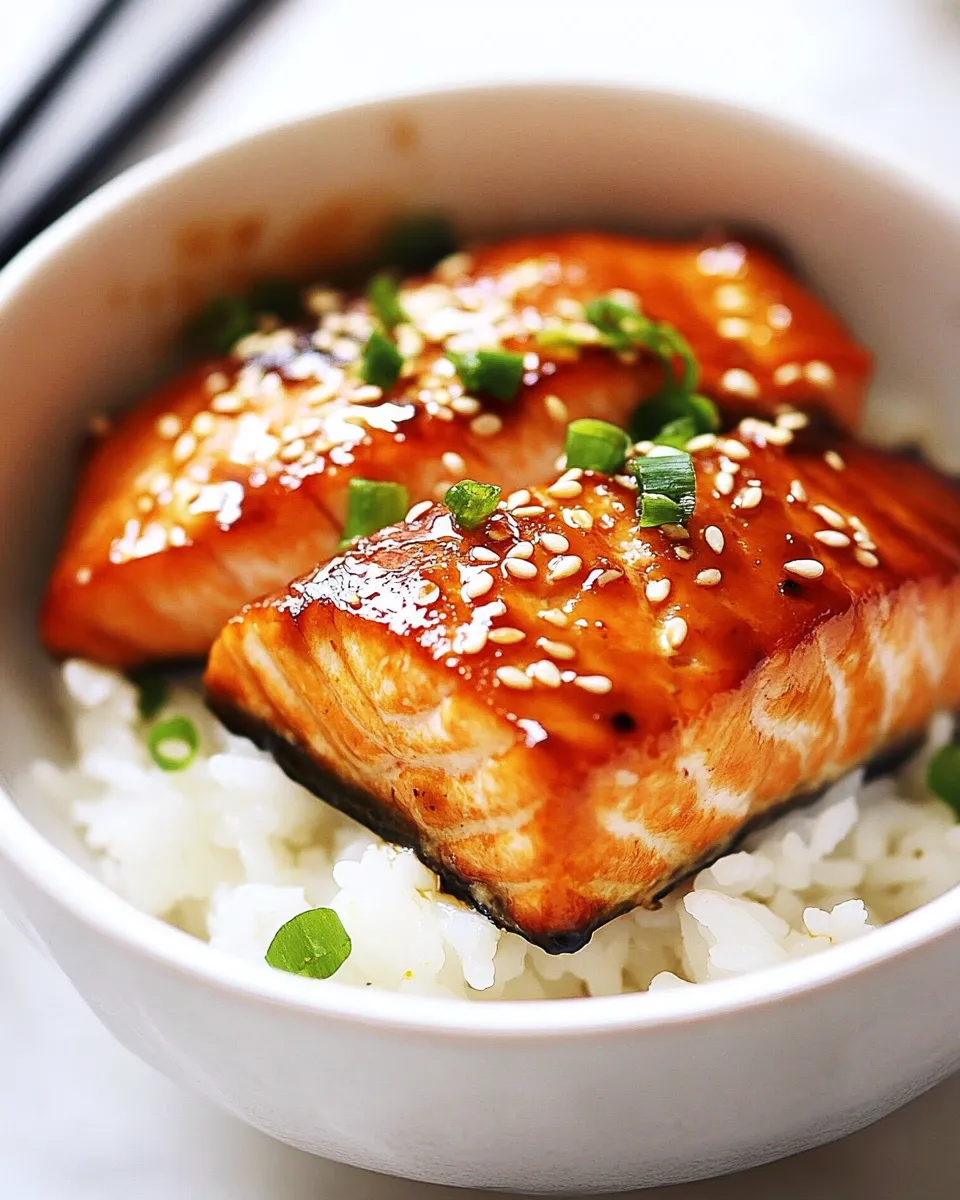 Easy Teriyaki Salmon food shot