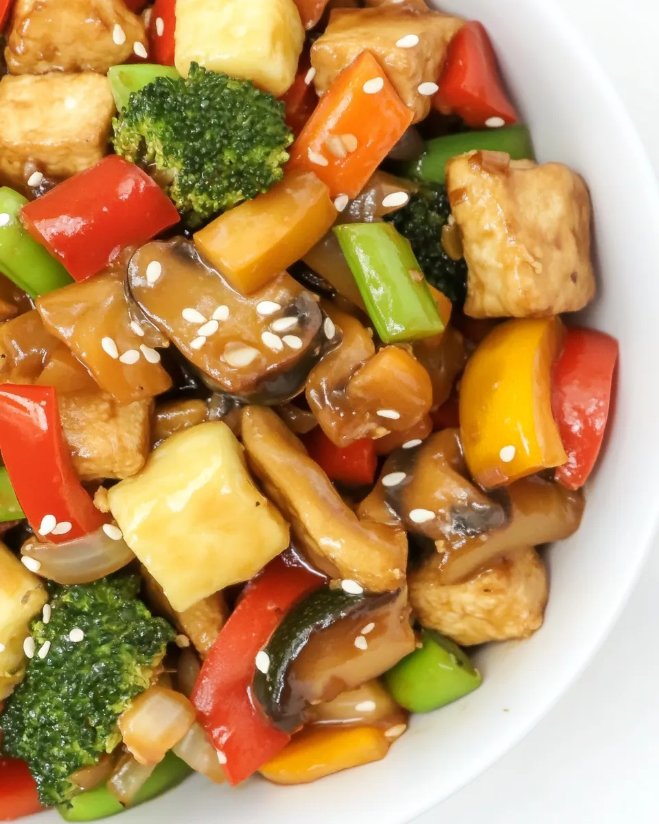 Classic Teriyaki Vegetable Stir-Fry (Oil-Free!) image