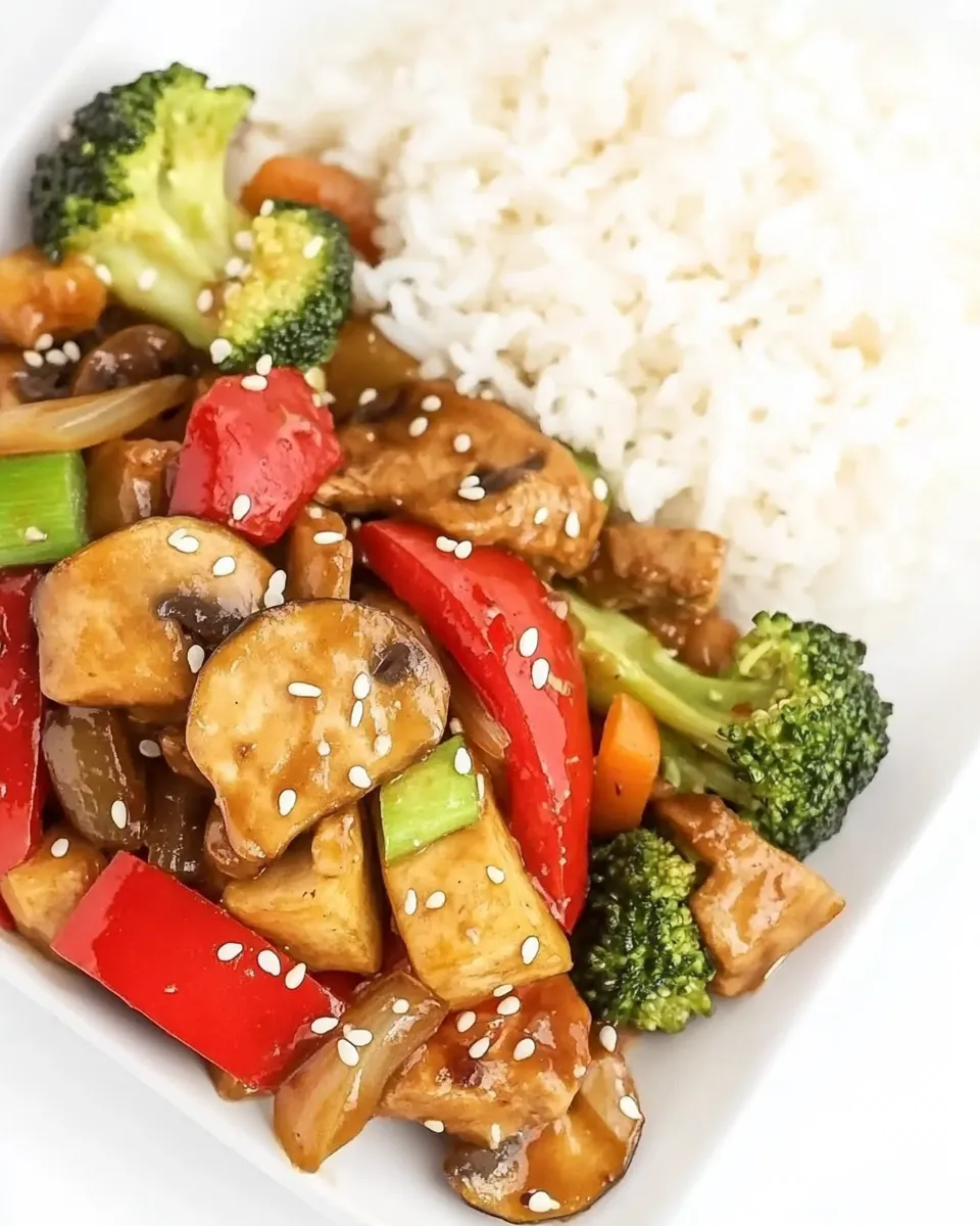 Easy Teriyaki Vegetable Stir-Fry (Oil-Free!) recipe image