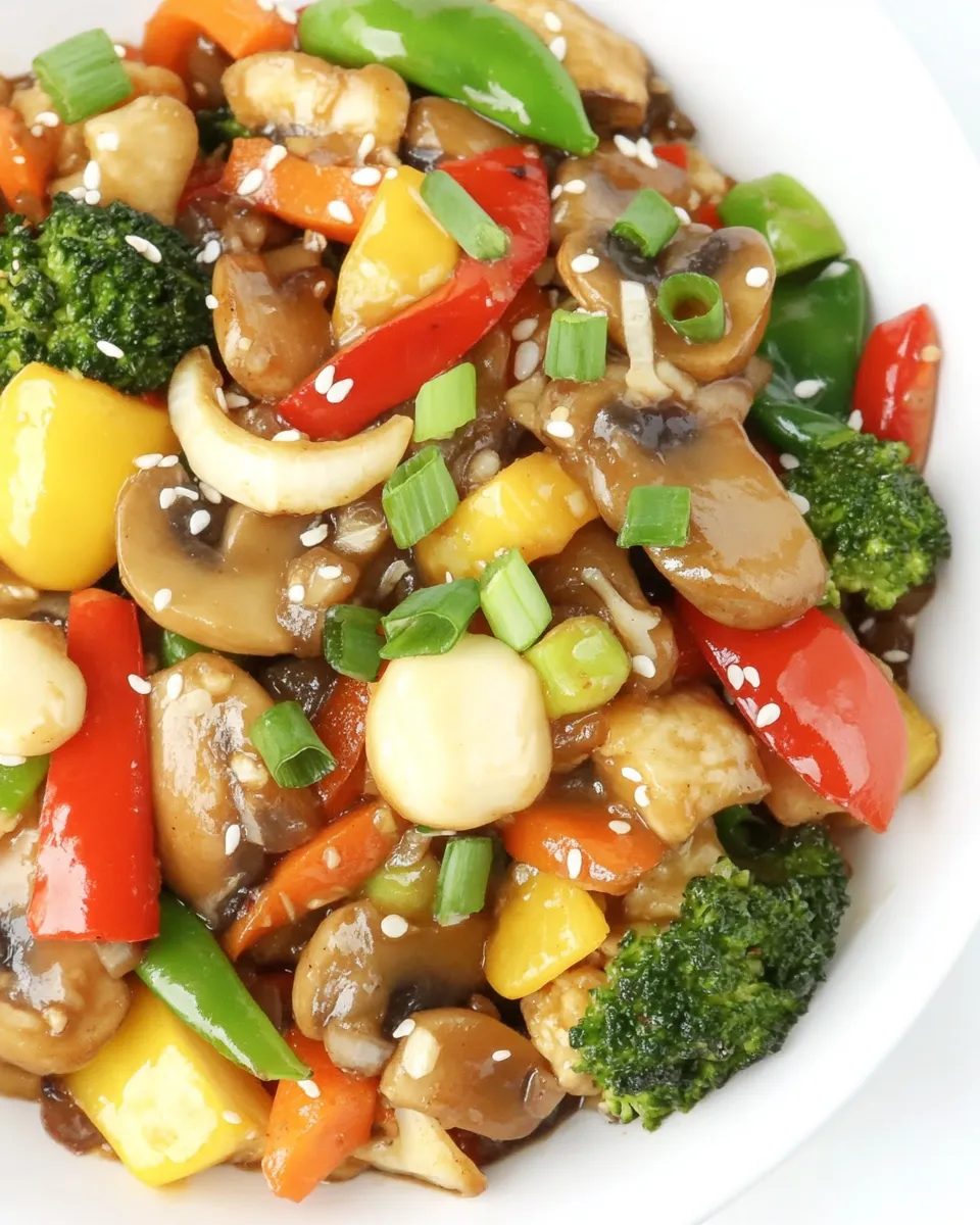 Delicious Teriyaki Vegetable Stir-Fry (Oil-Free!) dish photo