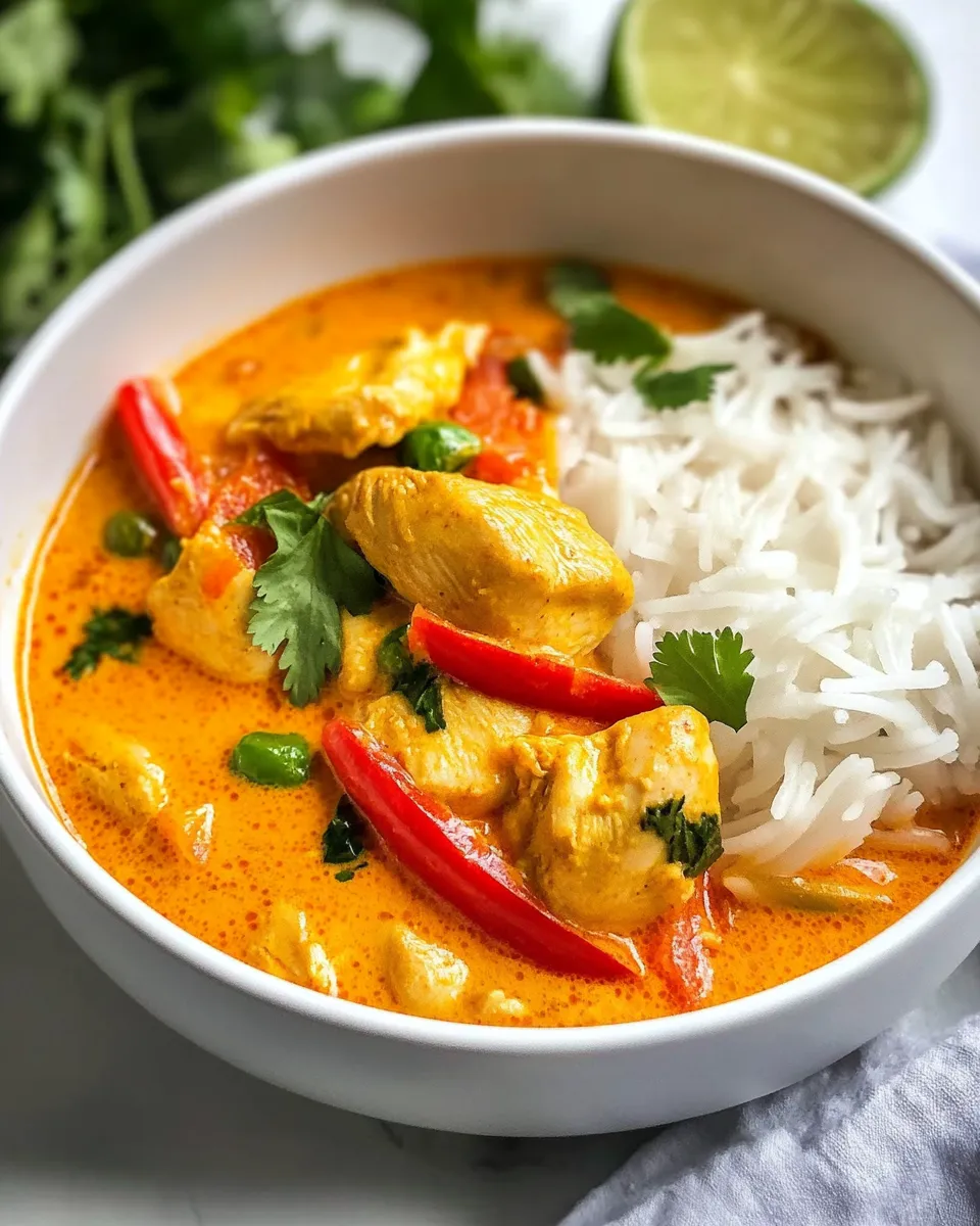 Classic Thai Red Curry Chicken image
