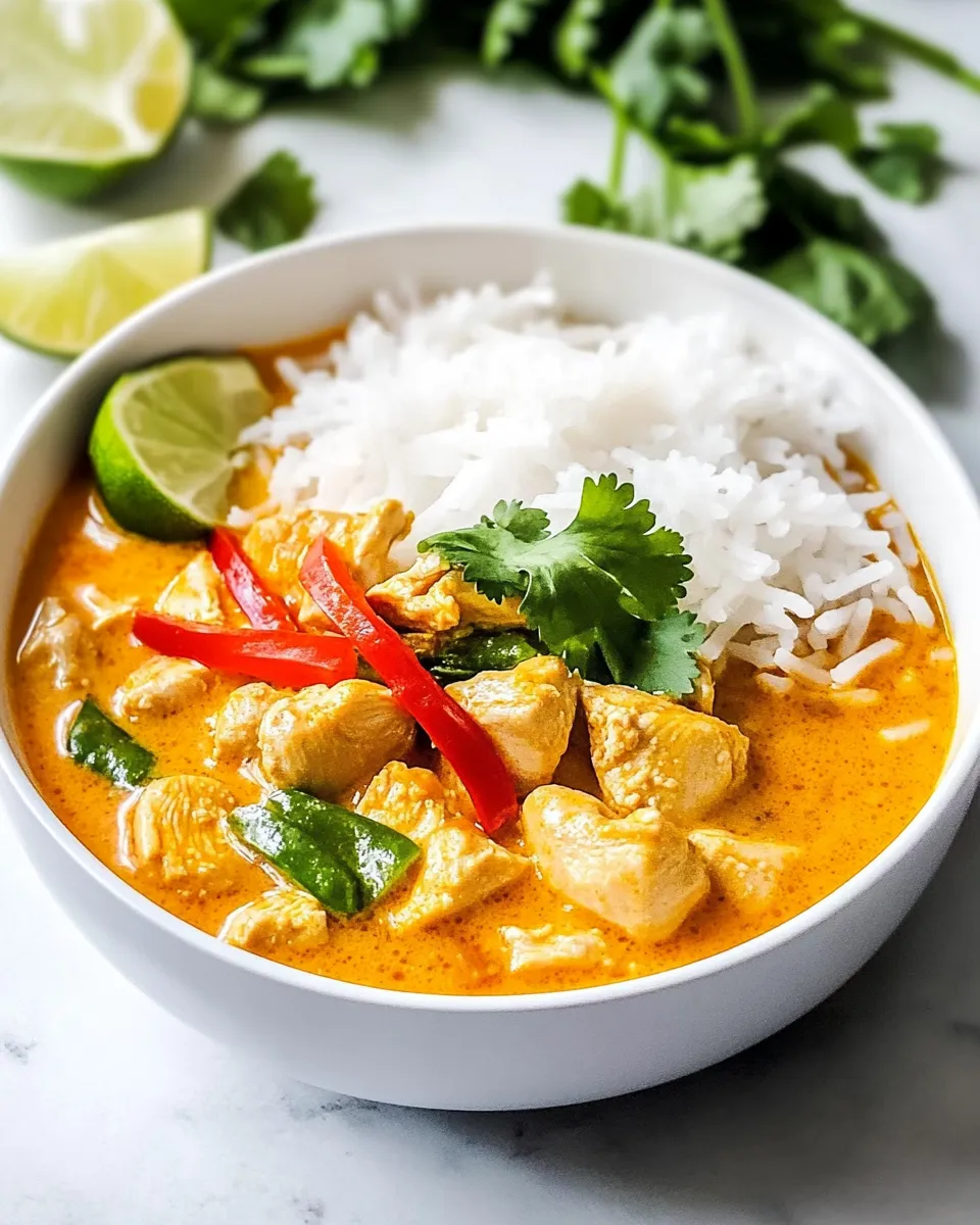 Easy Thai Red Curry Chicken recipe photo