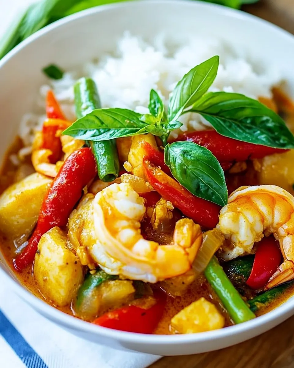 Delicious Thai Seafood Curry Recipe dish photo