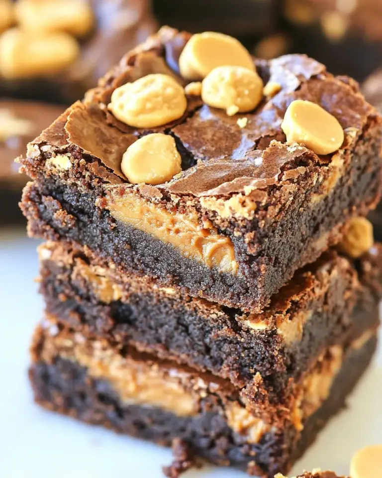 Homemade The BEST Peanut Butter Brownies photo
