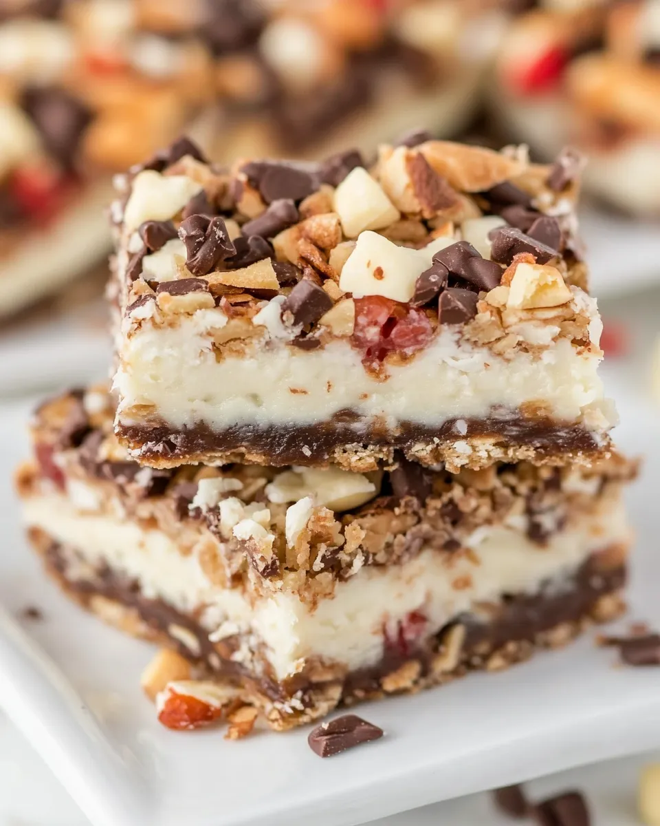 Delicious The Best 7 Layer Bars food shot