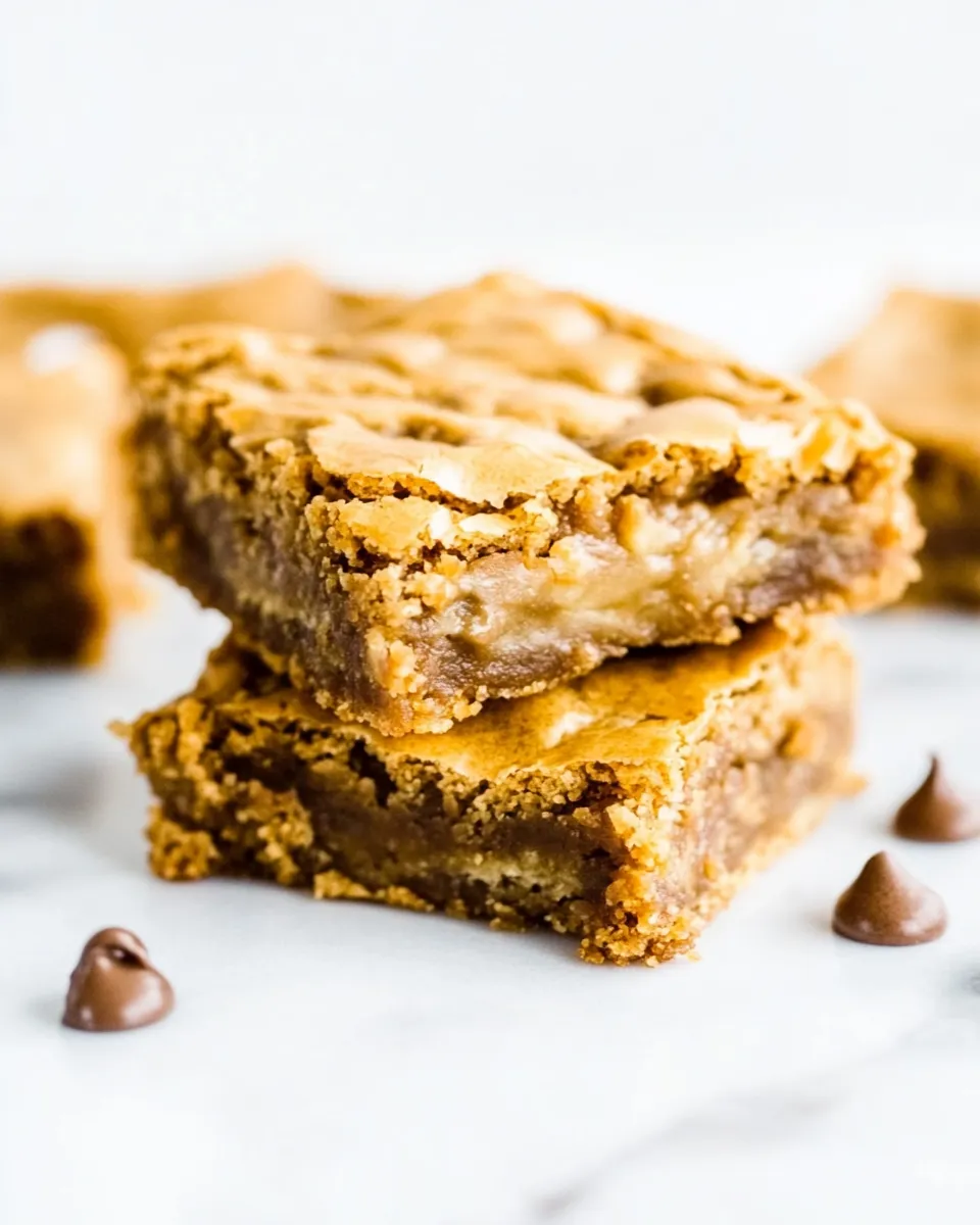 Delicious The Best Blondies Recipe shot