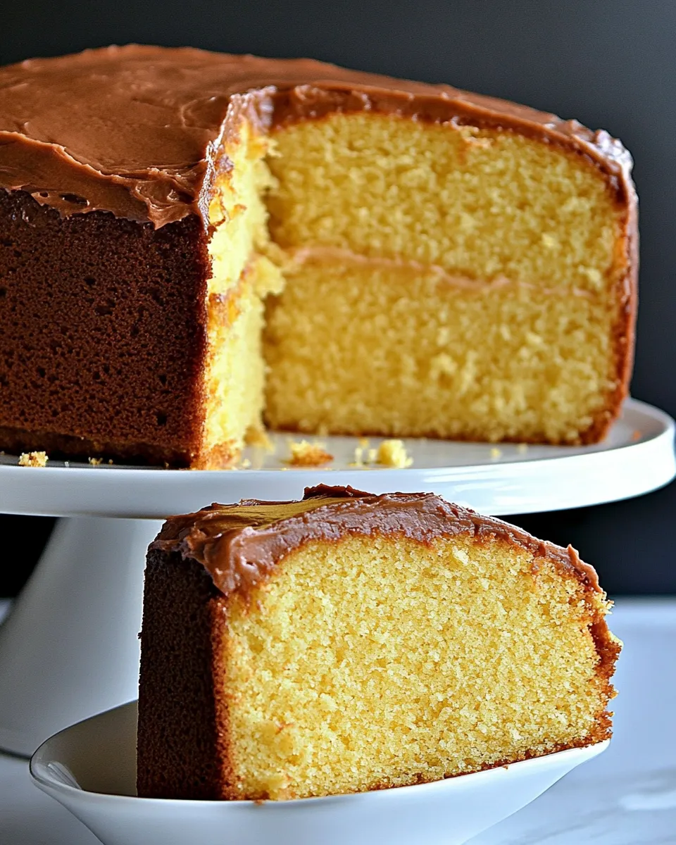 Homemade The Best Classic Yellow Cake Recipe photo