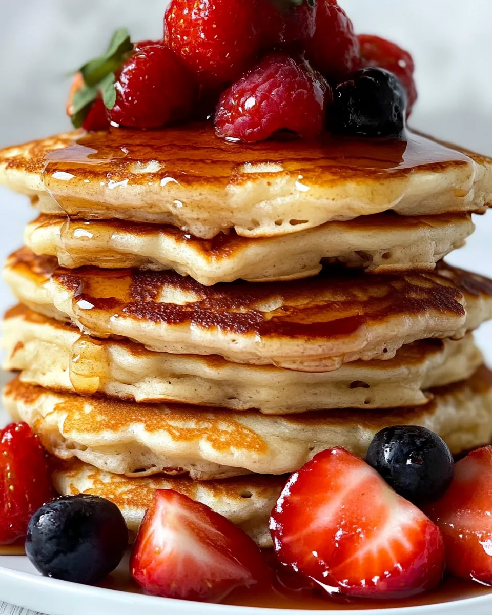 Easy The Perfect Fluffy Pancake food shot