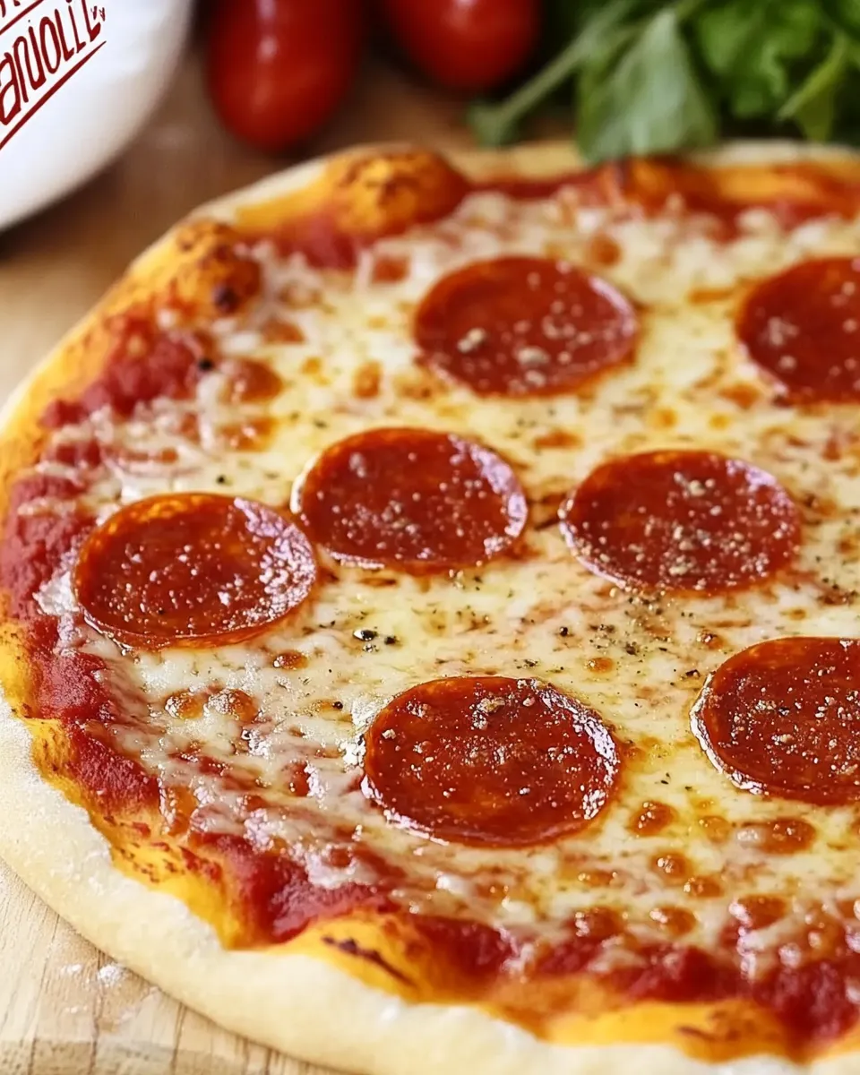 Classic Thin Crust Pizza Dough Recipe image