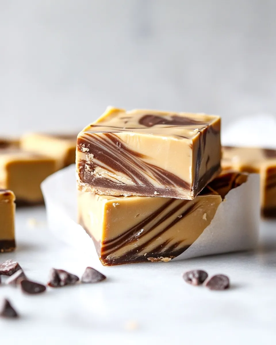 Homemade Tiger Butter Fudge recipe photo