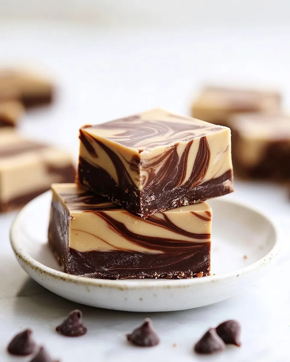 Classic Tiger Butter Fudge dish photo