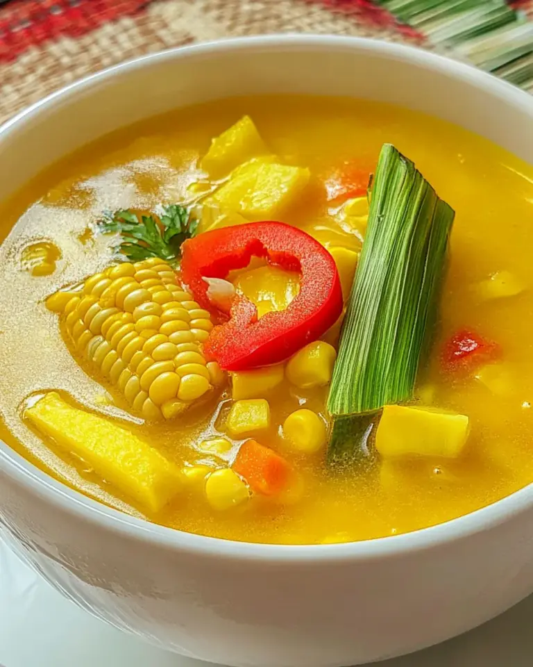 Homemade Trinidad Corn Soup recipe photo