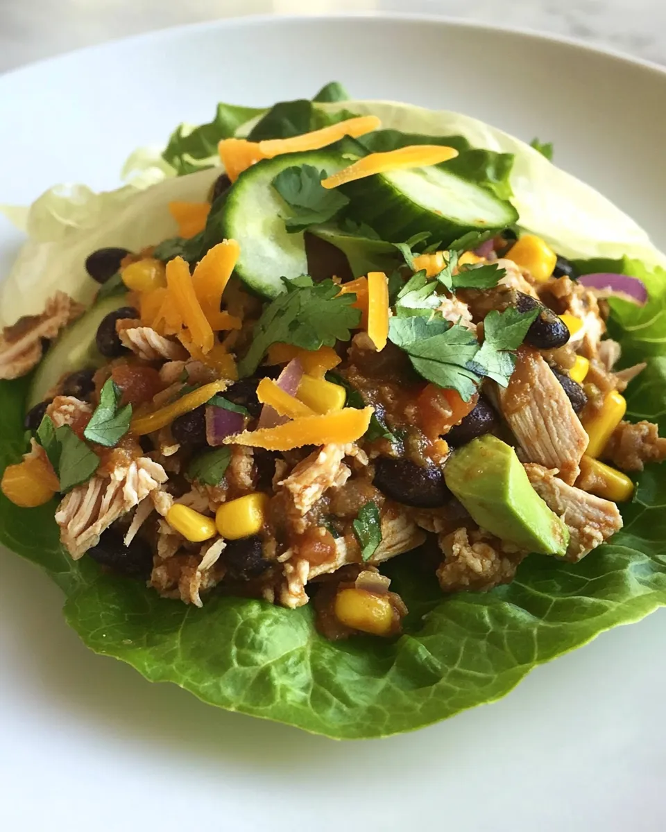 Homemade Turkey Santa Fe Lettuce Wraps photo