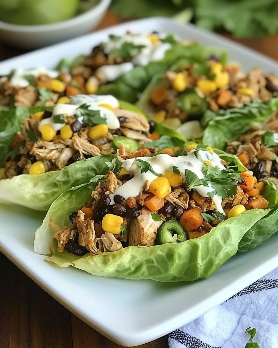 Delicious Turkey Santa Fe Lettuce Wraps dish photo