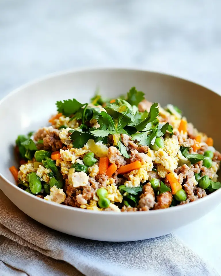 Homemade Turkey Sausage Egg Roll Bowl photo