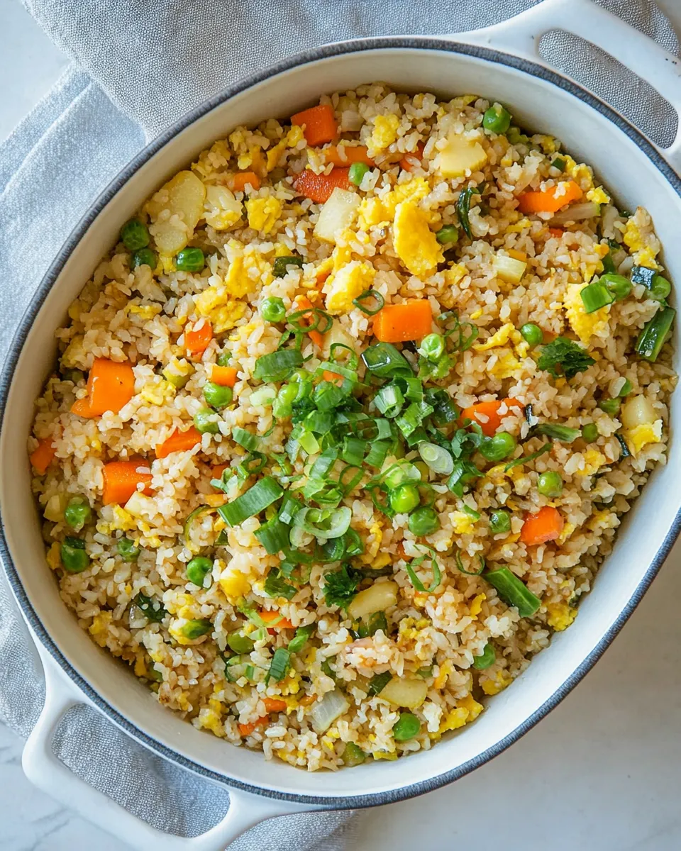 Easy Turnip Fried Rice (Paleo, Keto) dish photo