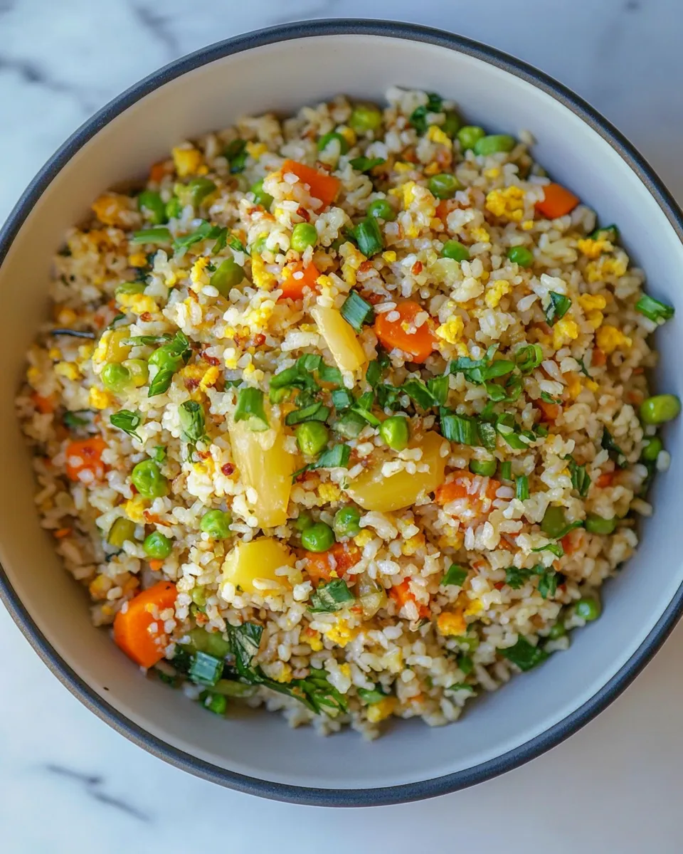 Delicious Turnip Fried Rice (Paleo, Keto) food shot