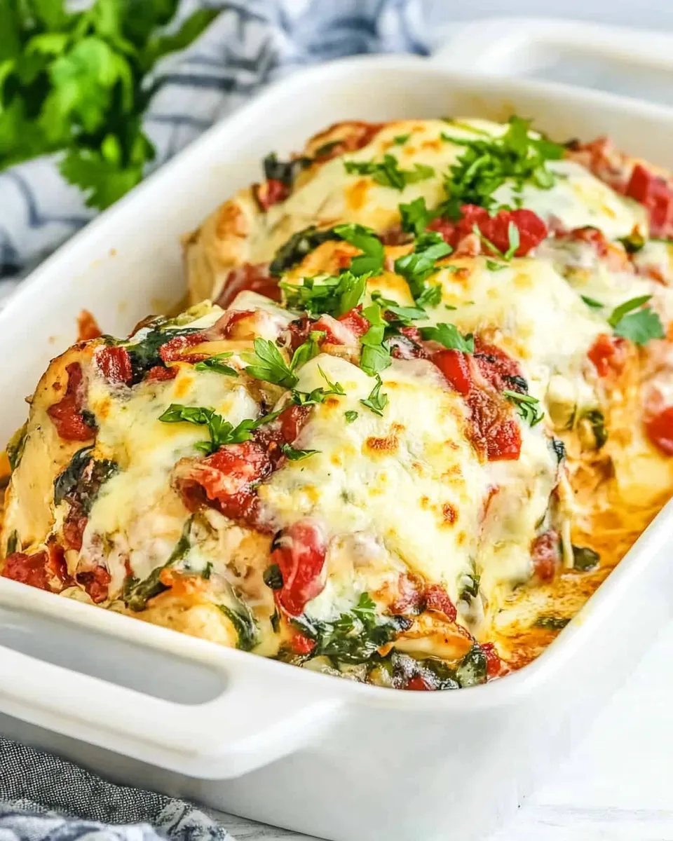 Delicious Tuscan Garlic Chicken food shot