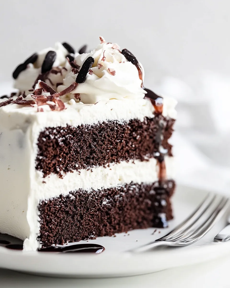 Easy Tuxedo Cake dish photo