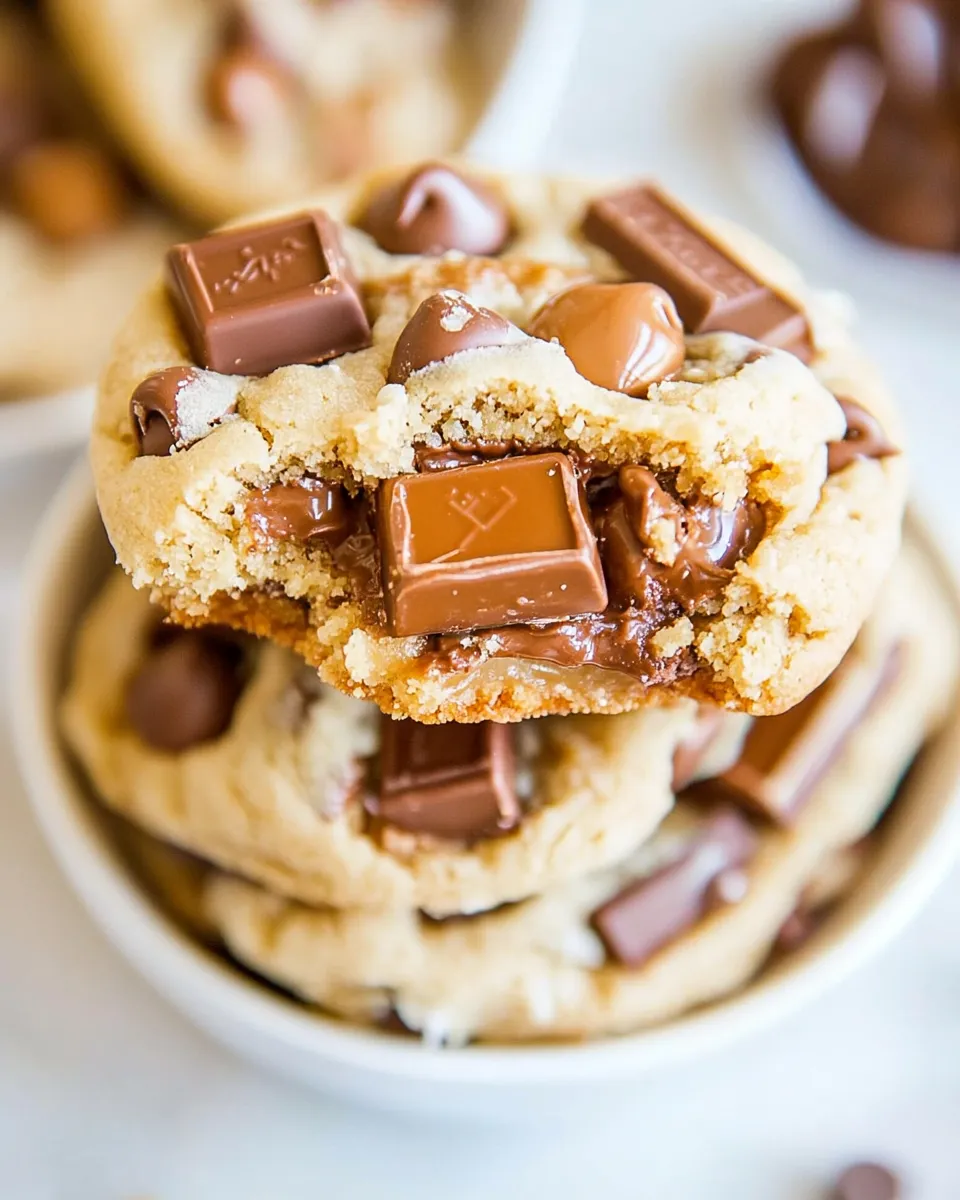 Classic Twix Bar Chocolate Chip Cookies image