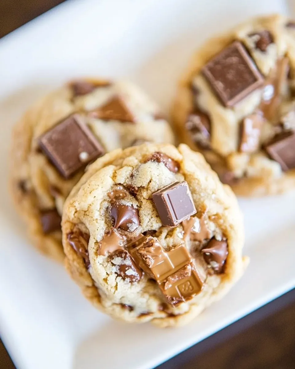 Delicious Twix Bar Chocolate Chip Cookies dish photo
