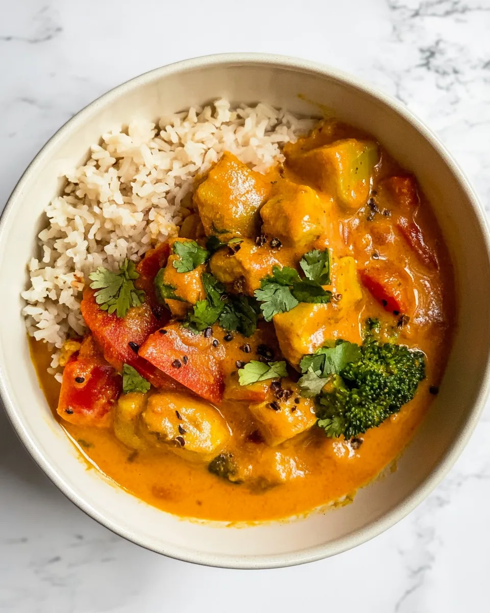 Classic Vegan Coconut Curry in as Little as 30 Minutes! image