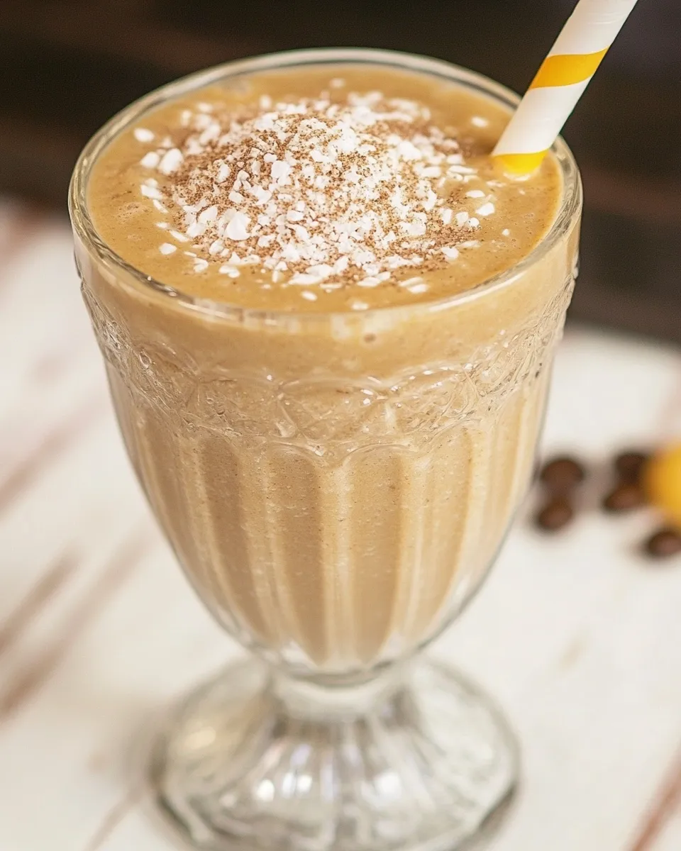 Easy Vegan Coffee Milkshake recipe image