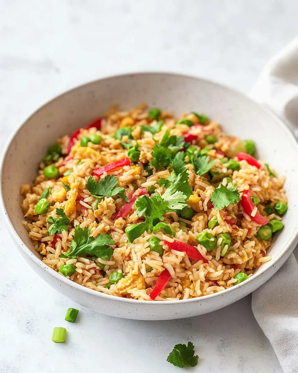 Easy Vegan Fried Rice food shot