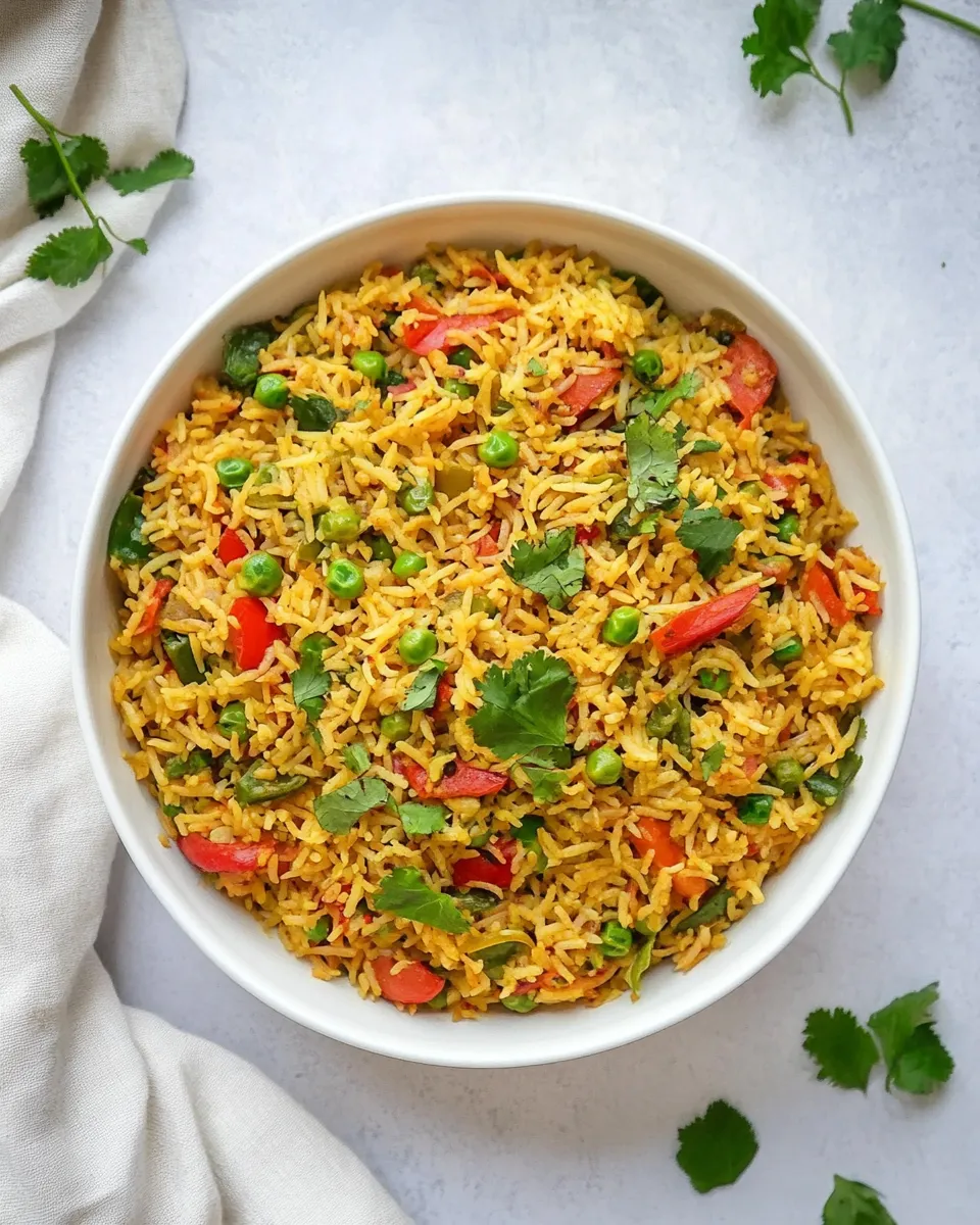 Classic Vegetable Biryani dish photo