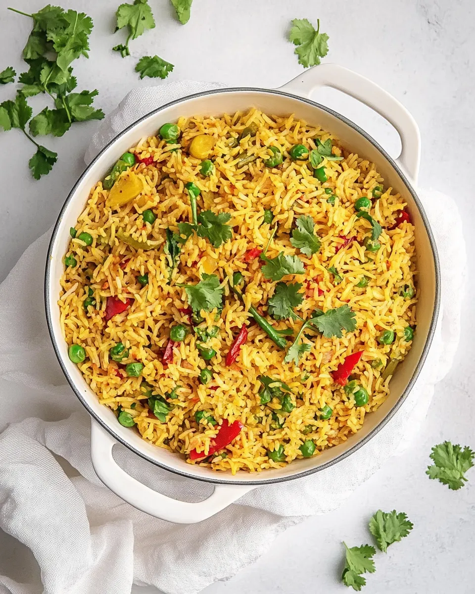 Delicious Vegetable Biryani plate image