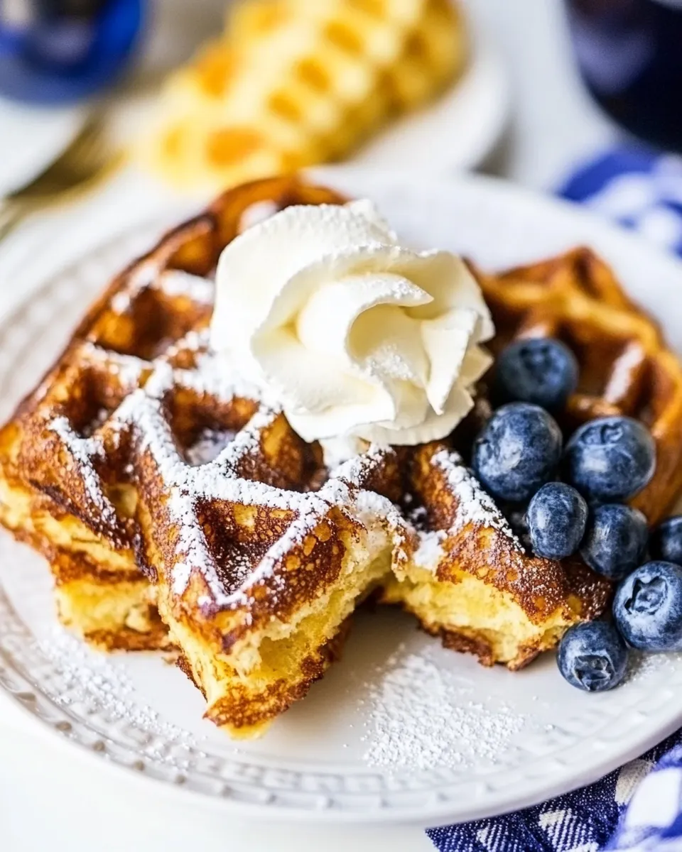 Delicious Waffled French Toast recipe photo