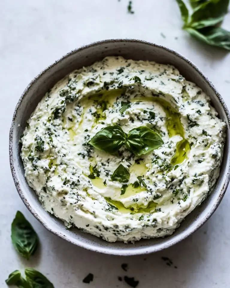 Homemade Whipped Feta with Fresh Herbs photo