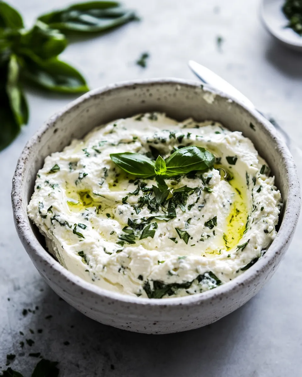 Delicious Whipped Feta with Fresh Herbs dish photo