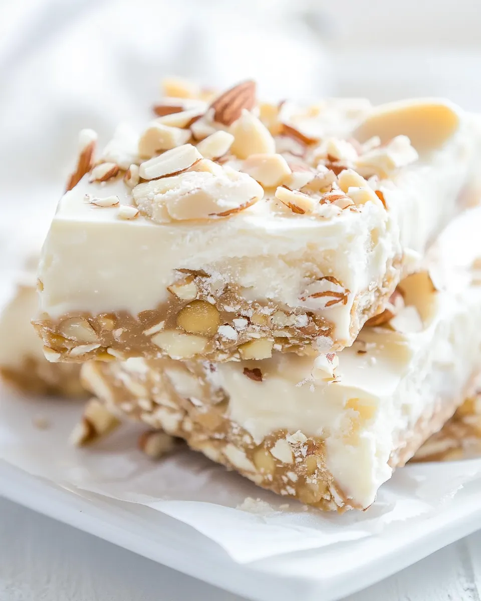 Homemade White Chocolate Almond Roca photo