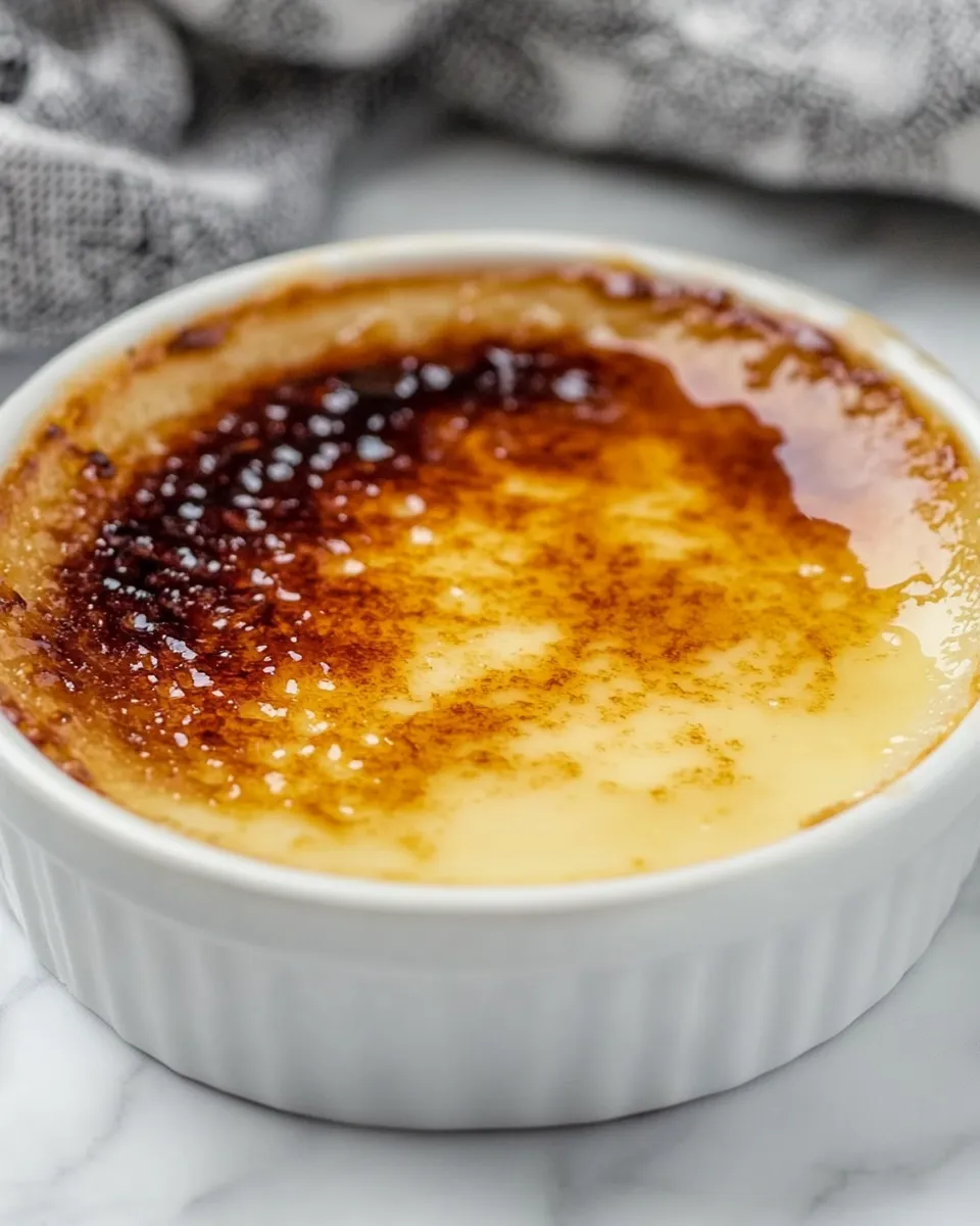 Classic White Chocolate Creme Brulee image