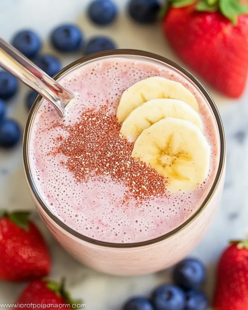 Delicious Whole 30 Smoothie food shot