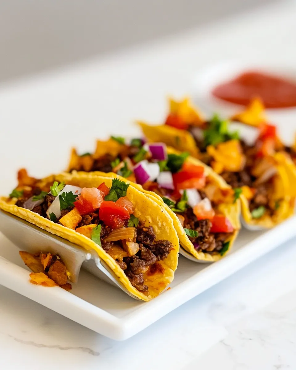 Homemade Wonton Tacos photo