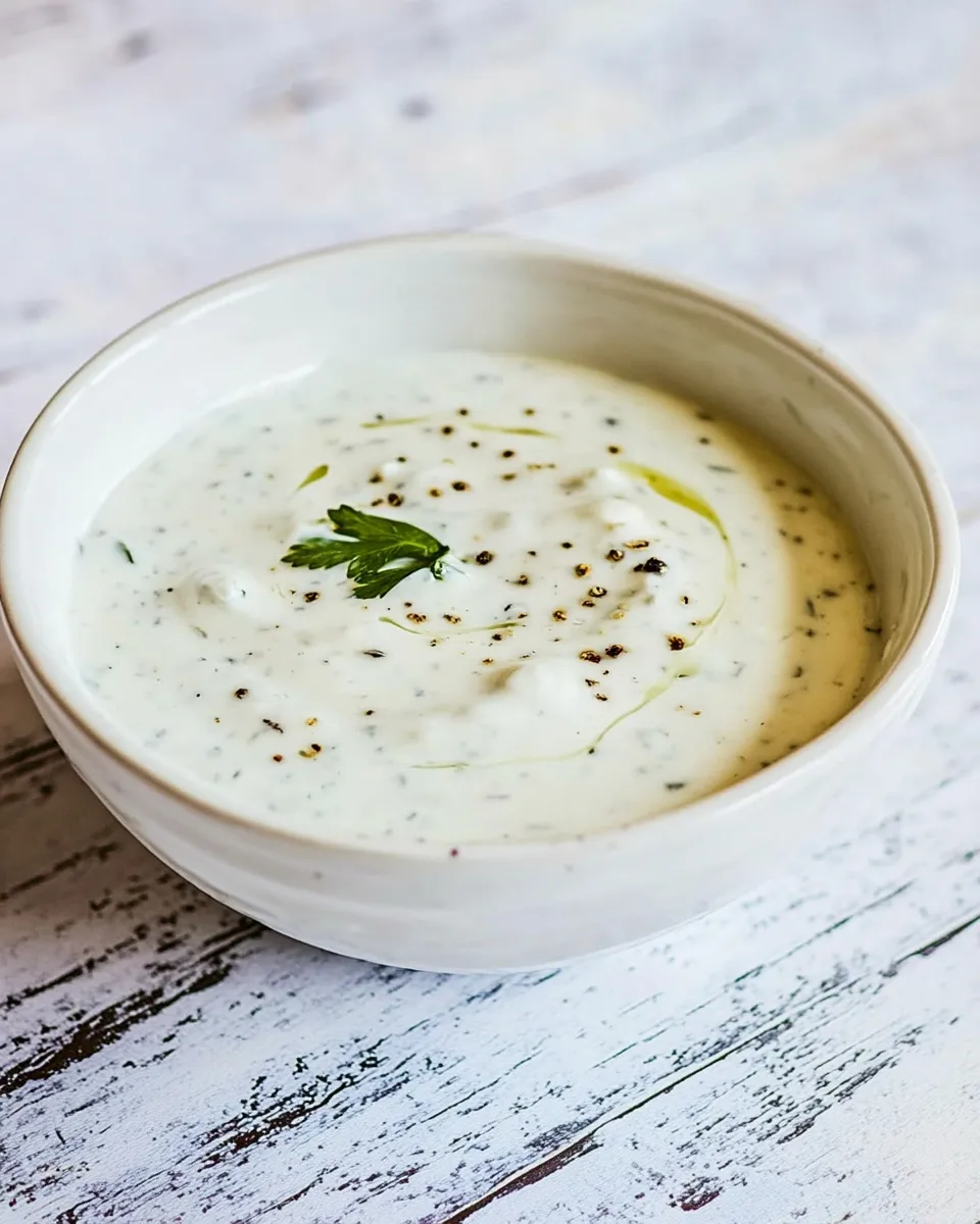 Easy Yogurt Sauce food shot