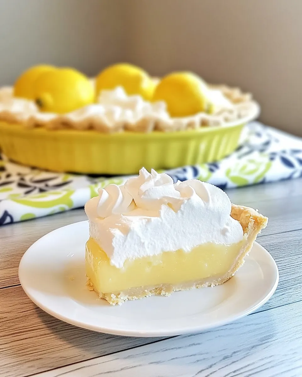 Homemade Zesty Lemon Pie photo