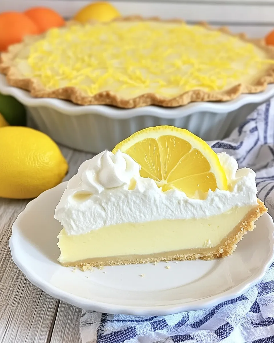 Classic Zesty Lemon Pie image