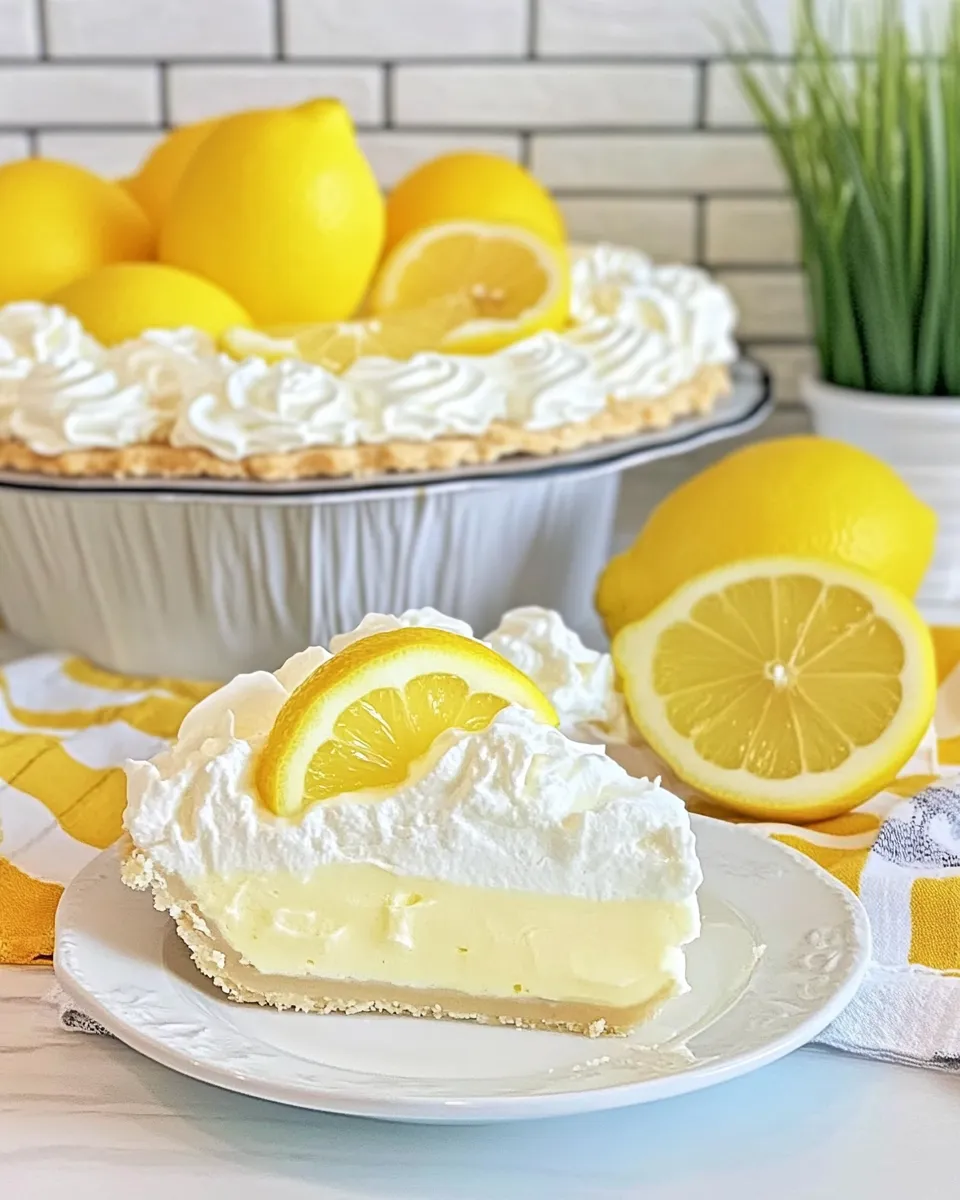 Easy Zesty Lemon Pie recipe image