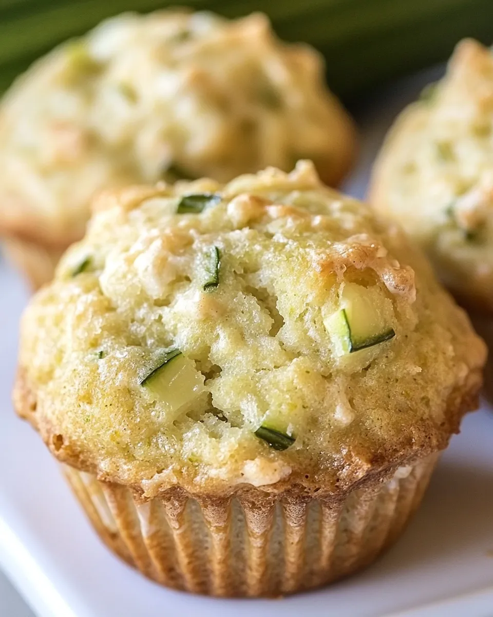 Classic Zucchini Cream Cheese Muffins image